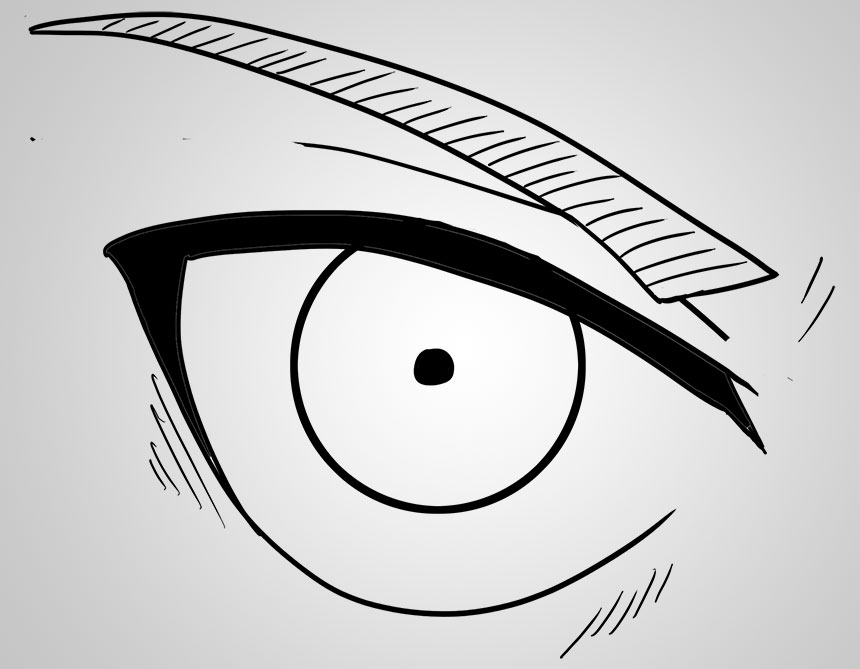 Drawing Anime Eyes - Part 2: The Sakura Haruno Eye